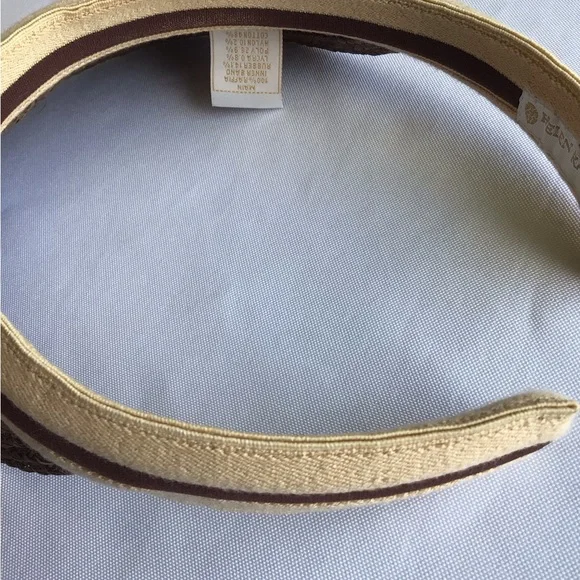 Helen Kaminski Brown and Tan Woven Visor - Picture 6 of 10